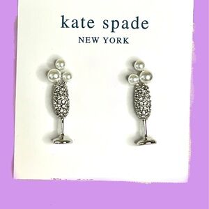 Kate Spade Cheers to That Earrings NWT